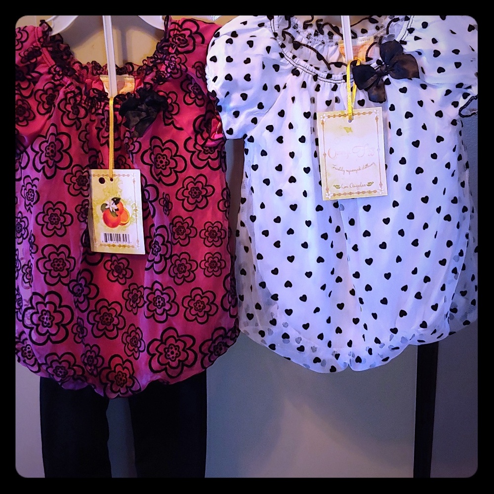 NWT Orange Fizz 3T Matching Set Bundle